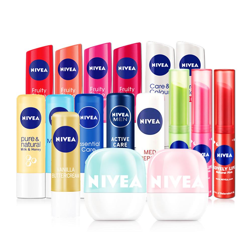 니베아 립케어/정품/립글로스/립밤/NIVEA/포맨/후르티샤인/모이스춰/에센셜/스트로베리/피치/체리