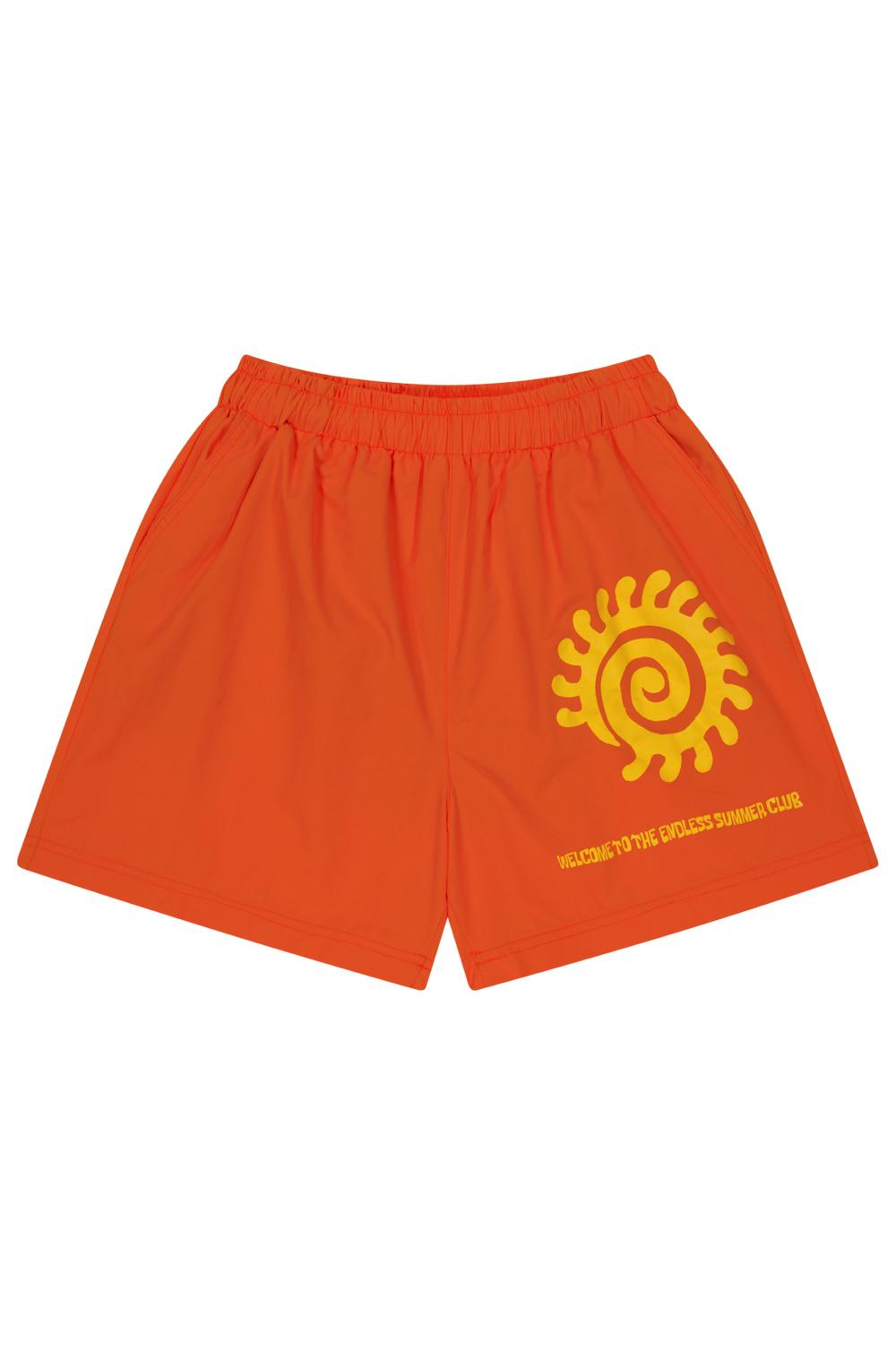 SUMMER CLUB Beach Shorts (Orange)