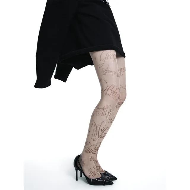 [2type] 다크 펑크 바디 스킨 타투 팬티 스타킹