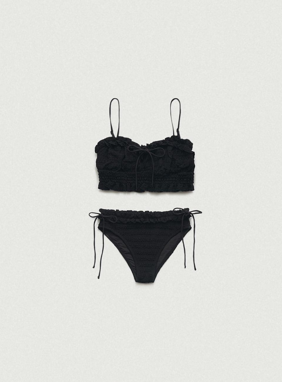 Breeze Ruffle Bikini_Black