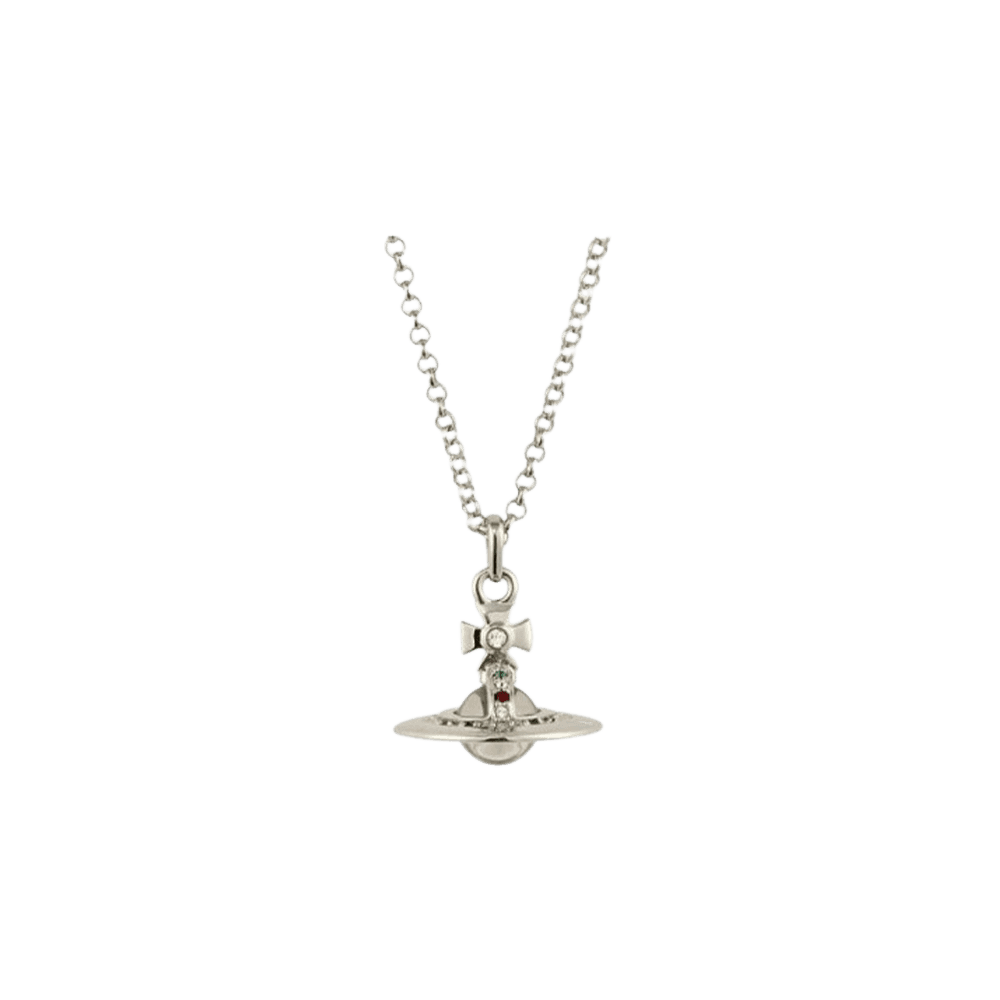 비비안 웨스트우드 뉴 쁘띠 오브 펜던트 실버