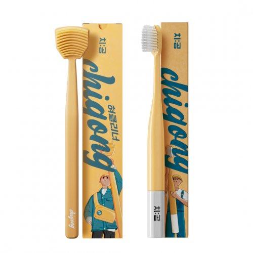 친환경 칫솔 1P + 혀클리너 1P