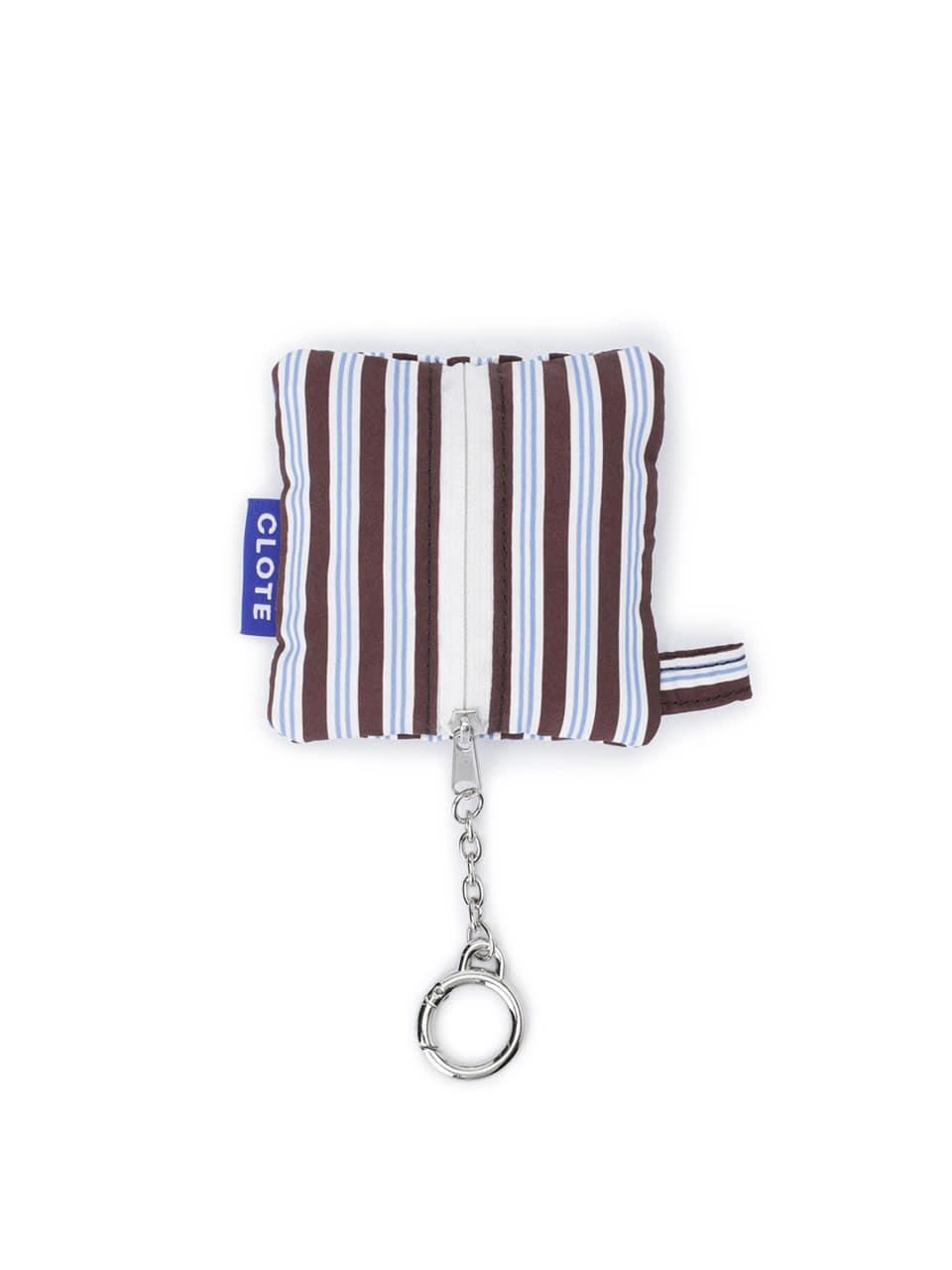 키링 파우치 - 스트라이프 브릭