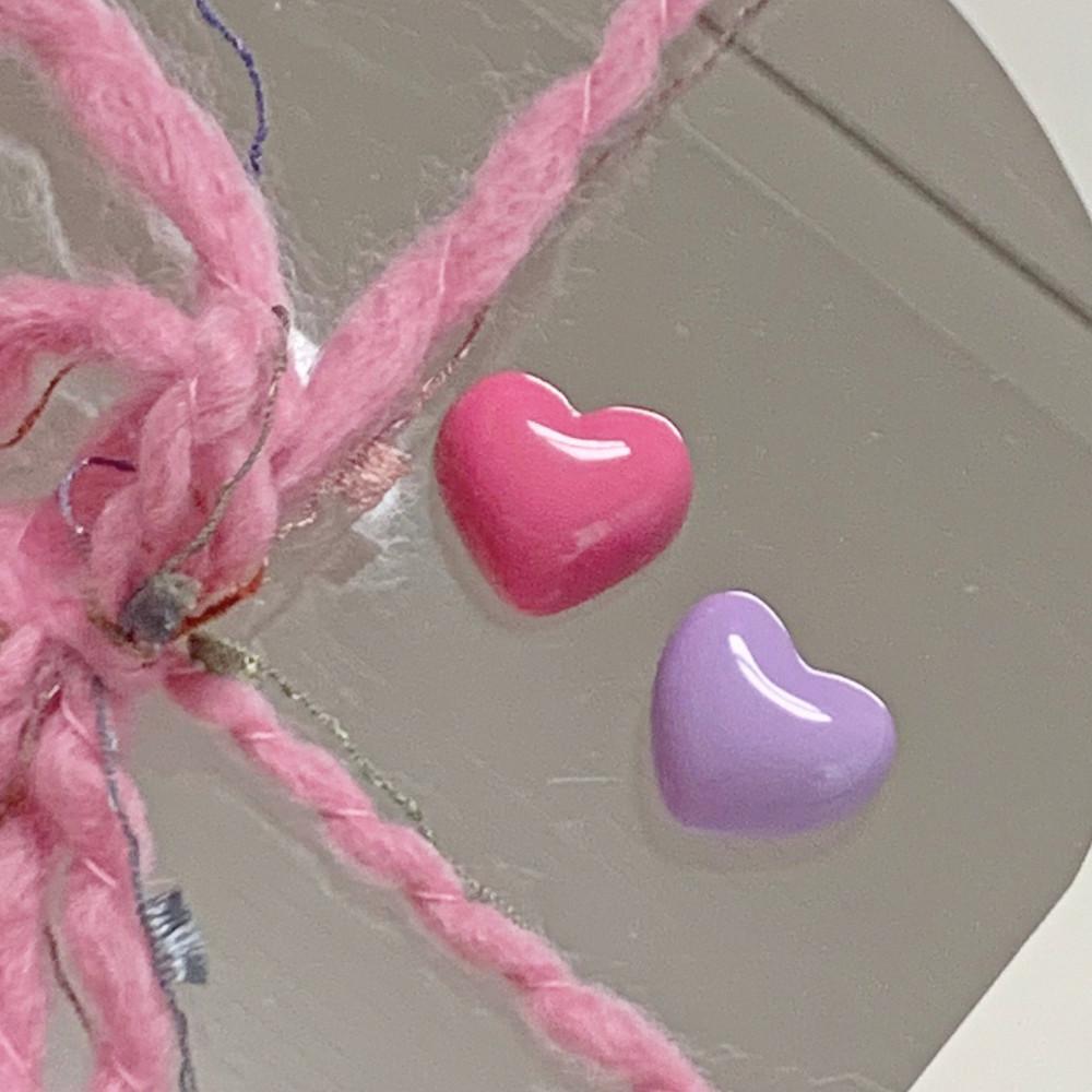 유광 하트 자석 냉장고 자석 마그넷 마그네틱 하트 모양 미니어쳐 주방 소품 꾸꿀상점