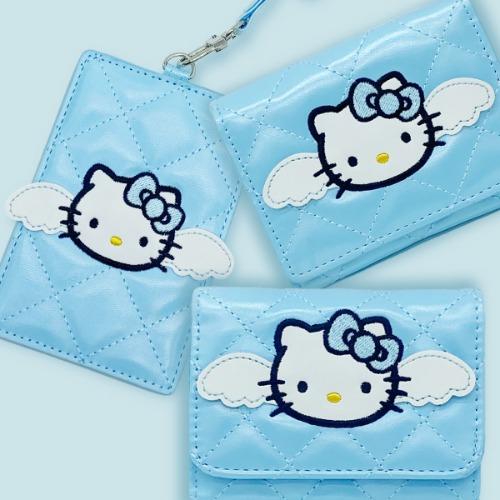 엔젤 블루 퀼트 지갑 5종