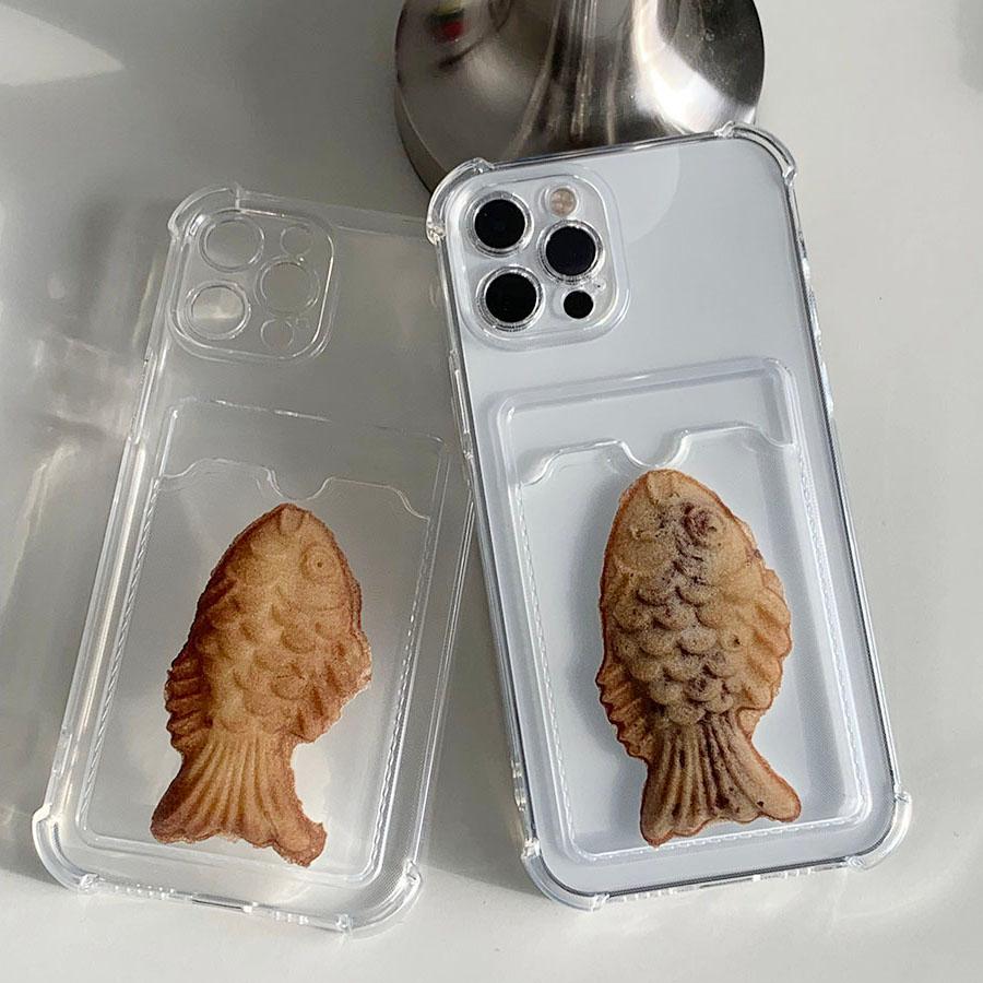 위드썸 [withsome카드수납]리얼 붕어빵 카드수납 폰 케이스