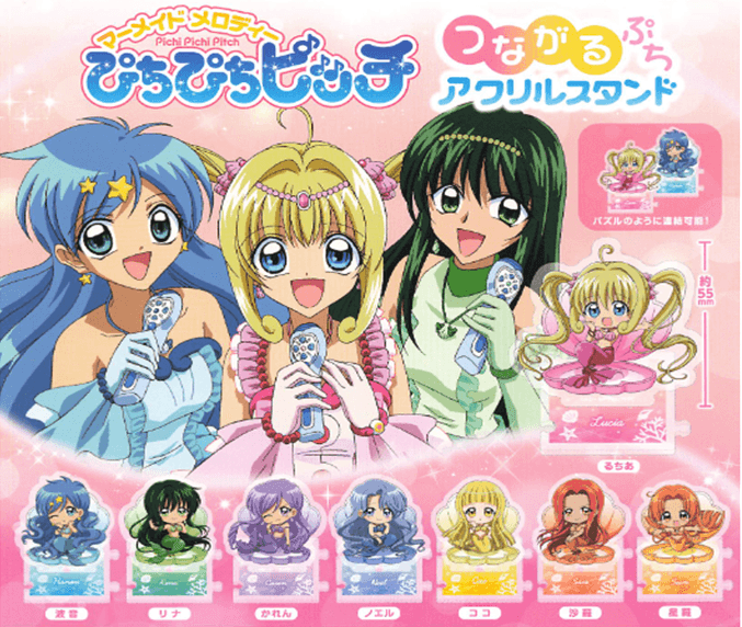 [풀세트] 피치피치핏치 아크릴스탠드 피규어 가챠 캡슐토이