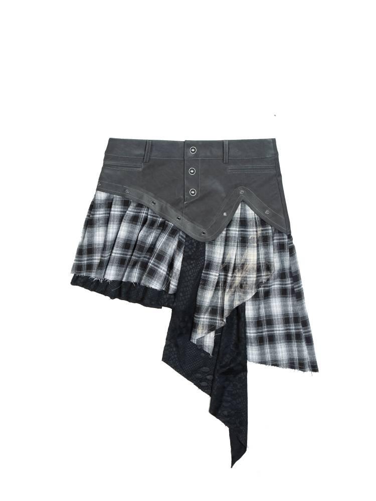 Punk rock pleated skirt【s0000011455】