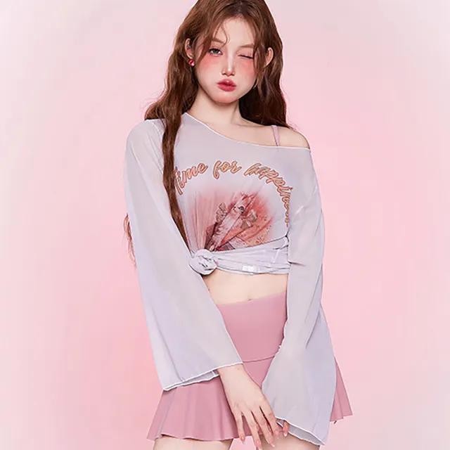 [~2XL] 사쿠라 비키니 투피스 수영복 (set)
