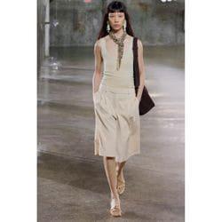 ZARA 자라 우먼 SUPIMA® 코튼 티셔츠 반팔티 라이트 카키 0264003506 341195
