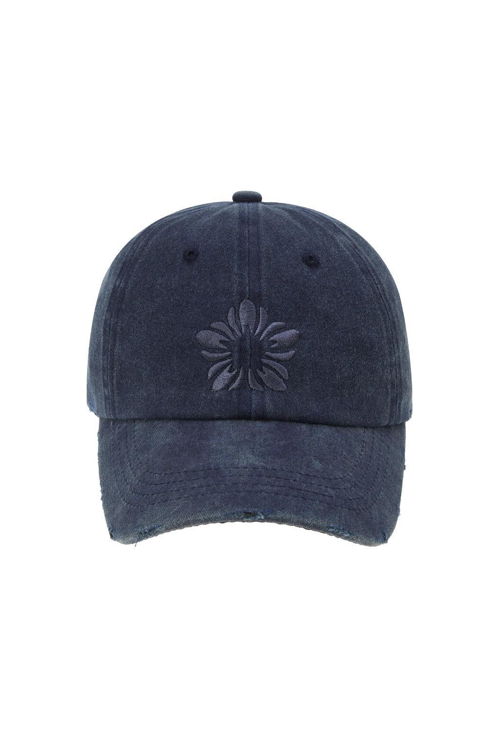 [Runway] MUGUNG Embroidery Pigment Ball Cap_Navy