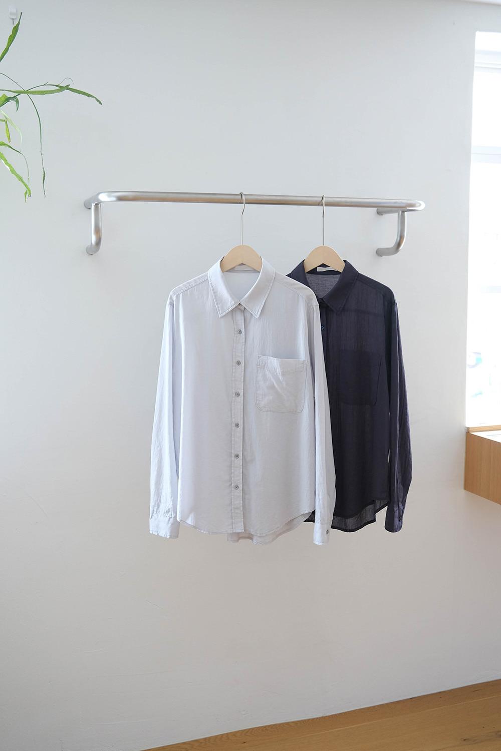 Clean sheer shirt (2col)