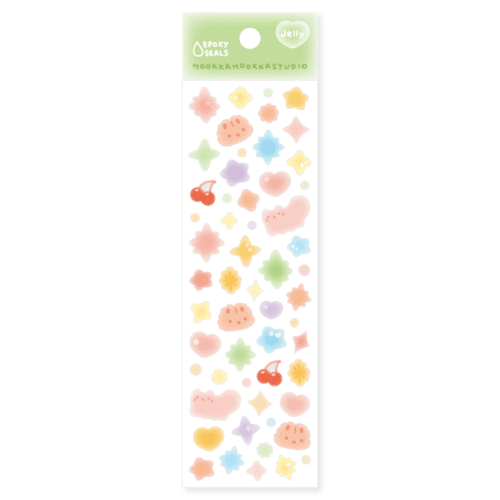 후카후카스튜디오 젤리 반짝 에폭시 씰스티커