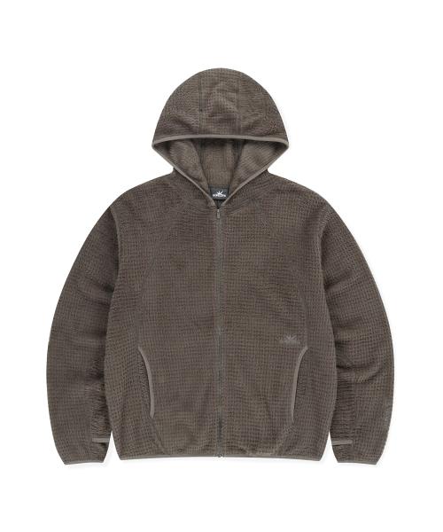 Polartec® Alpha® Zip Up Hoodie Brown