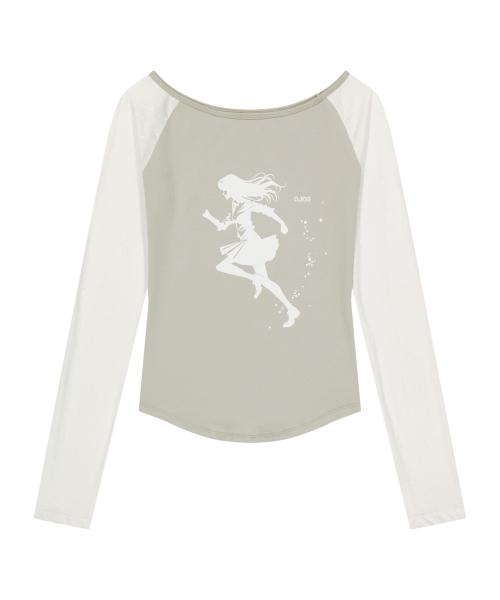 Star Reglan Long Sleeve / Off White