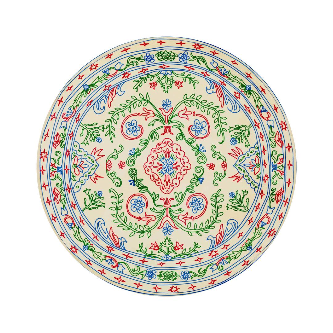Doodle Persian Rug B-type Multi