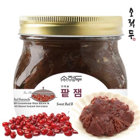 소적두 팥잼 (병) 국산팥 앙금 붕어빵 앙버터 홈베이킹 재료, 560g(병), 추가없음, 1개