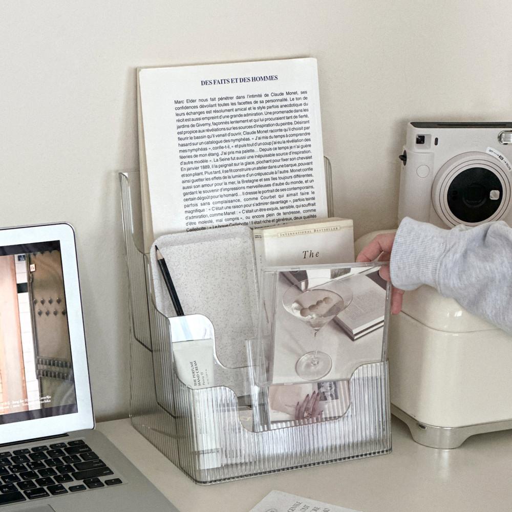 플로어 매거진랙 데스크정리 책꽂이 잡지꽂이