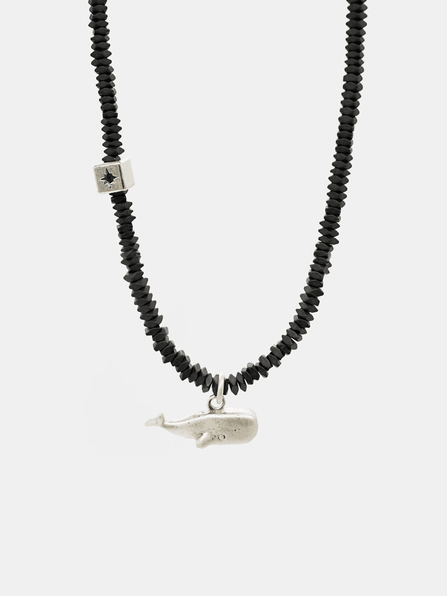 Blackstone Whale Necklace