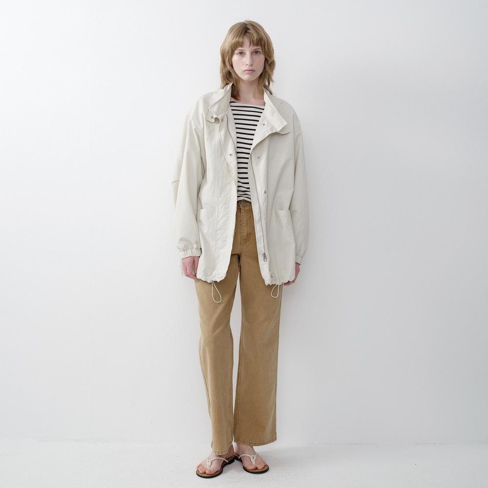 [1차 리오더] Nylon high neck jumper_2colors