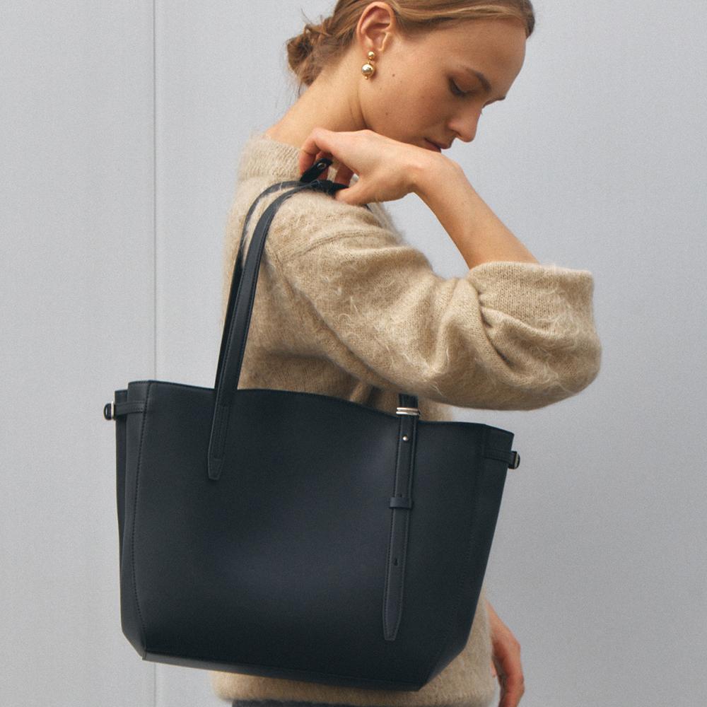 Veneta Shopper Bag Large Black