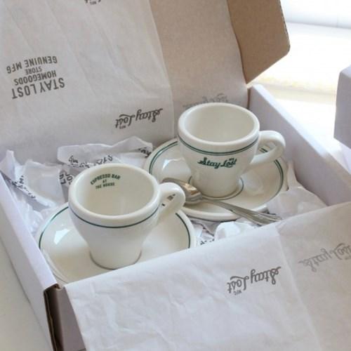 스테이로스트 에스프레소잔 선물세트 H.E.B Espresso Cup And Saucer
