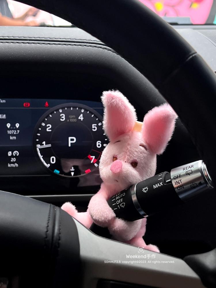 피그렛 차량용 깜빡이 와이퍼 인형 악세사리