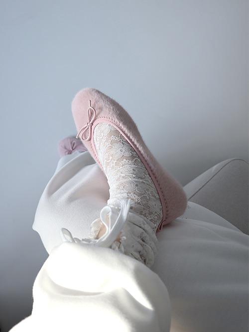 short hair flat shoes, 4color