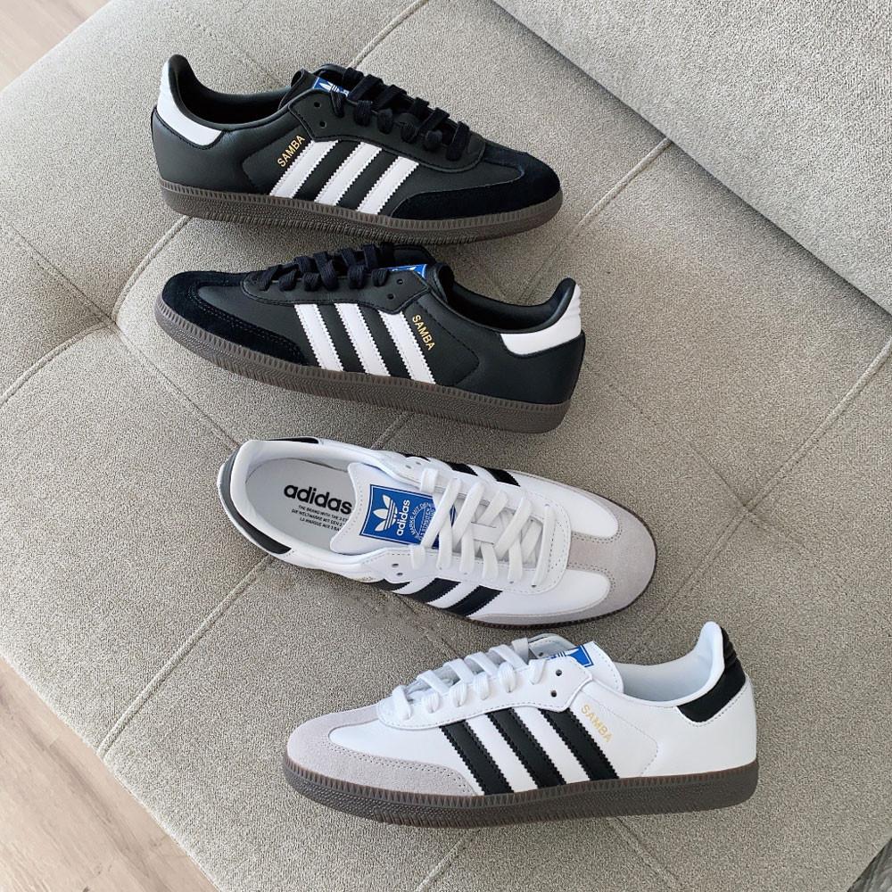 아디다스 삼바 OG 오리지널 클라우드 화이트 블랙 GS 여성 스니커즈 제니 운동화 Y2K