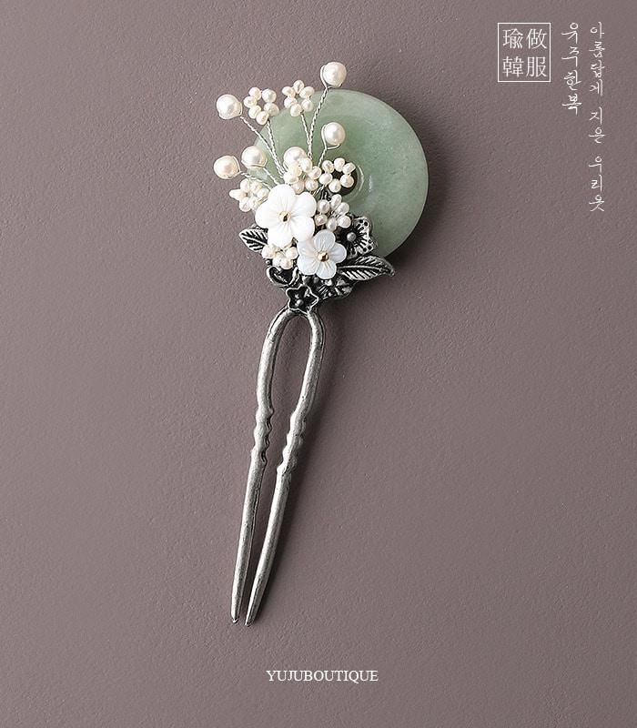 한복원석뒤꽂이'동경\'녹두