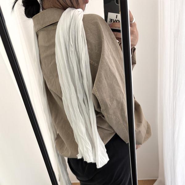 Rutz Scarf - ivory / 11월 14일 출고