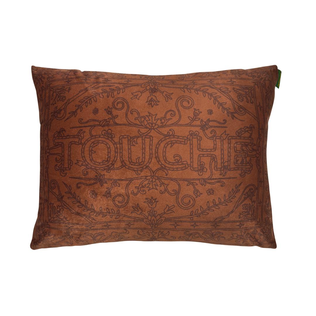 Doodle Persian Cushion Brown