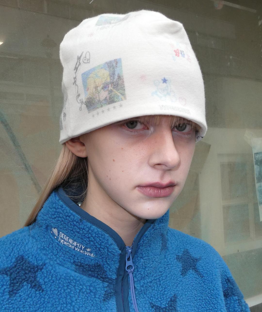 HIROMI X TSW Graphic Beanie [White]