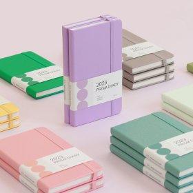 2023 프리즘 슬림 먼슬리 다이어리 수첩형 업무 노트