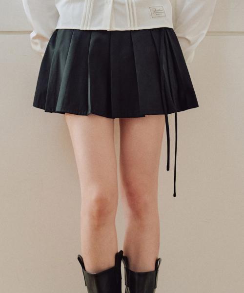 달린 클래식 플리츠 스커트 팬츠 [BLACK]