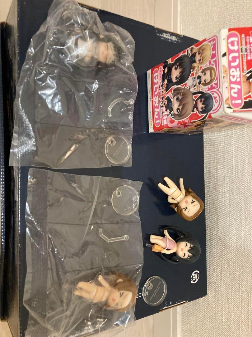 ねんどろいど4体セット＋2体おまけ　とある科学の超電磁砲　　けいおん　秋山澪