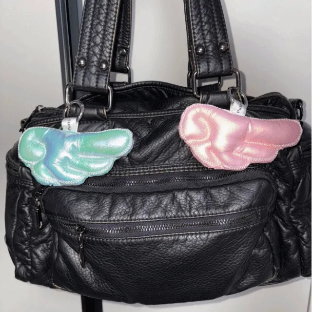 [색상추가/핸드메이드] - Angel wing keyring °ε❤з°  (4color)