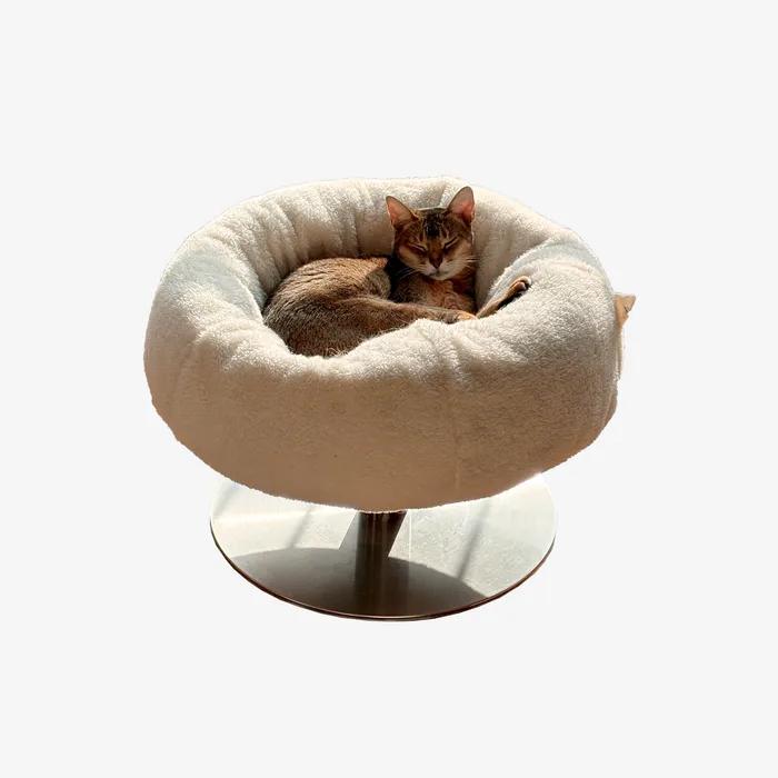 SET 고양이 누빔빈백용 스탠드&누빔빈백&털커버