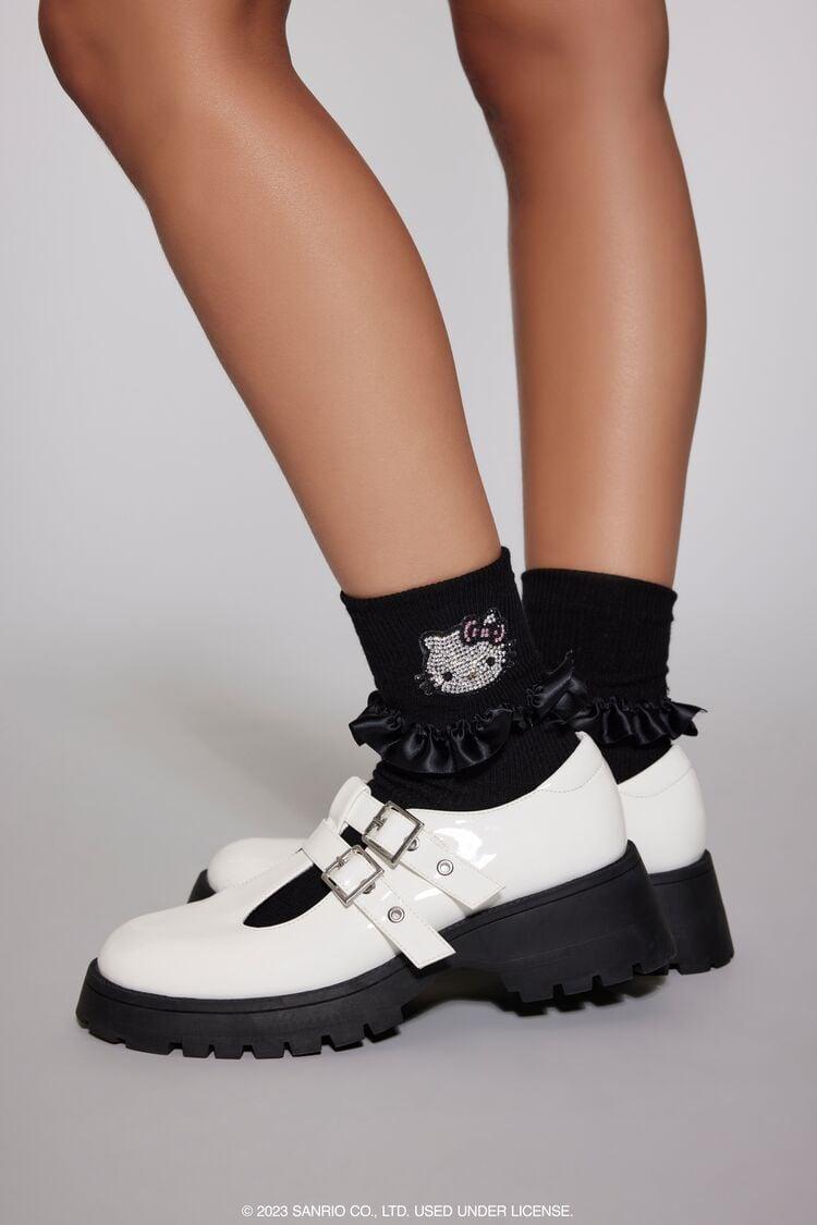 Ruffle Hello Kitty Crew Socks | Forever 21