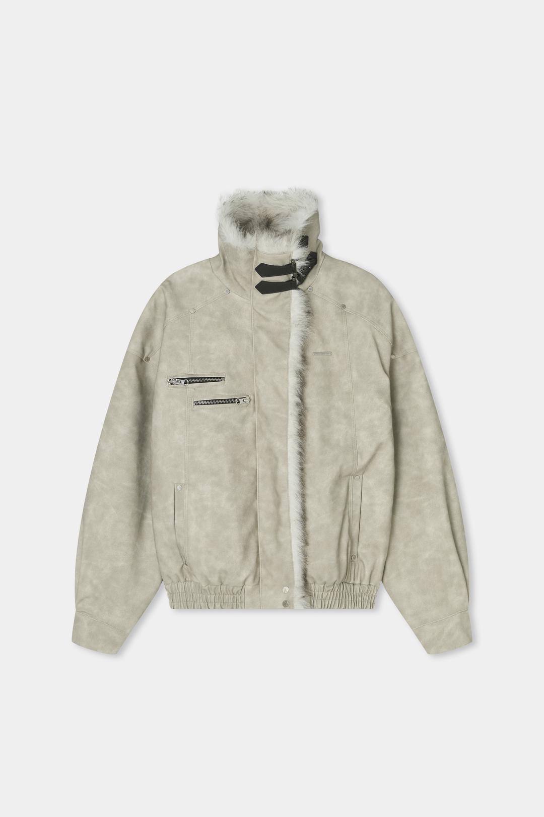Pigment Mustang Fur Jumper (Grayish Beige) / (Pre-order delivery on November 3rd)
