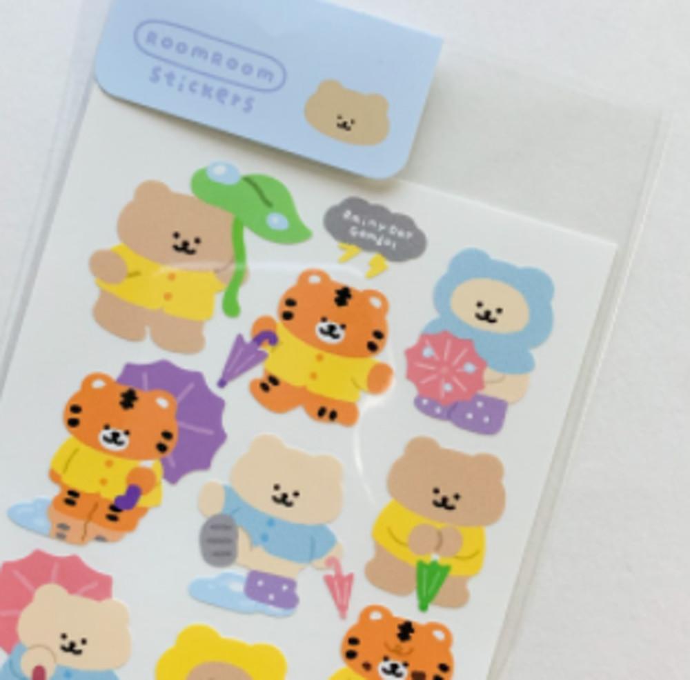 [룸룸]  비오는날 곰돌