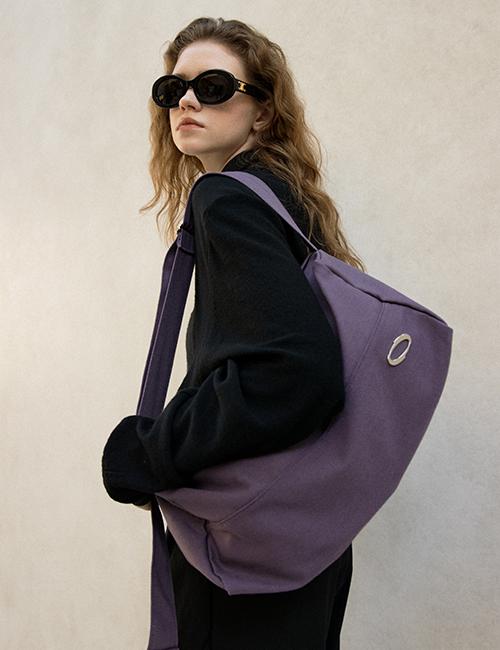 CP2. SQUARE MAIL BAG DUSTY VIOLET