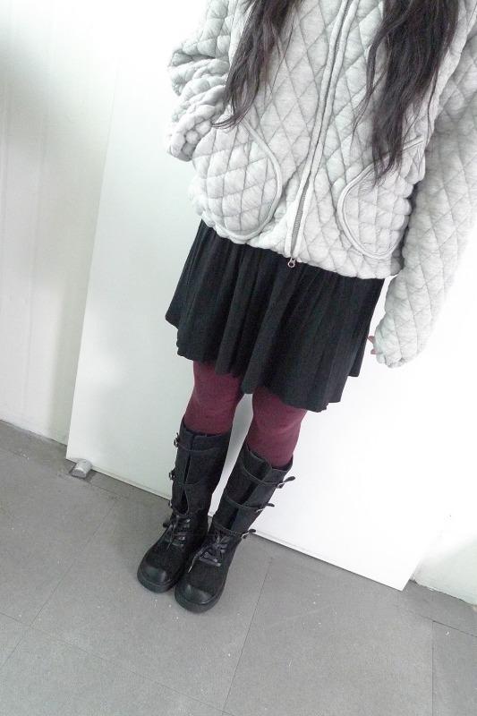 히피디피 knit pleat skirt (3color)