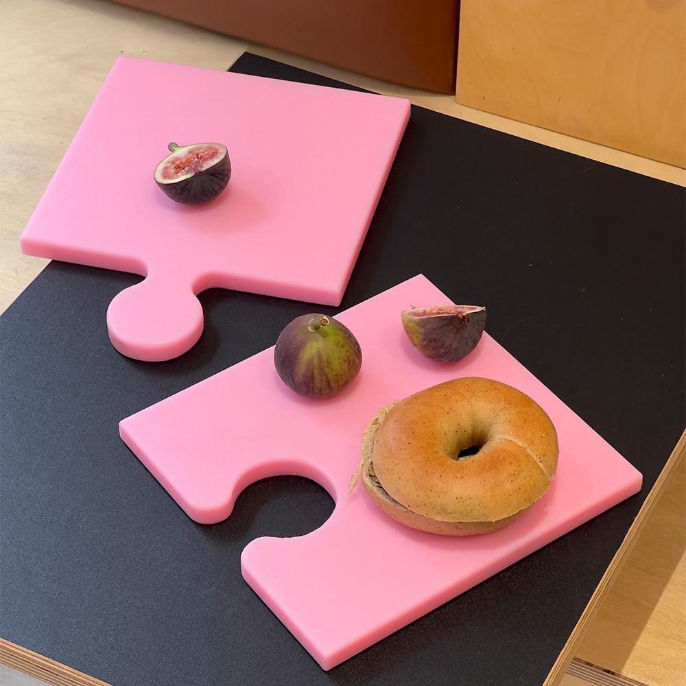 잘라쓰는 캠핑 도마 4color 귀여운 퍼즐 도마
