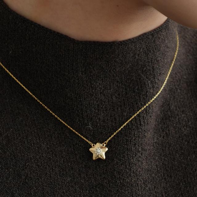 Lobo Star Halo Necklace (#silver#gold)