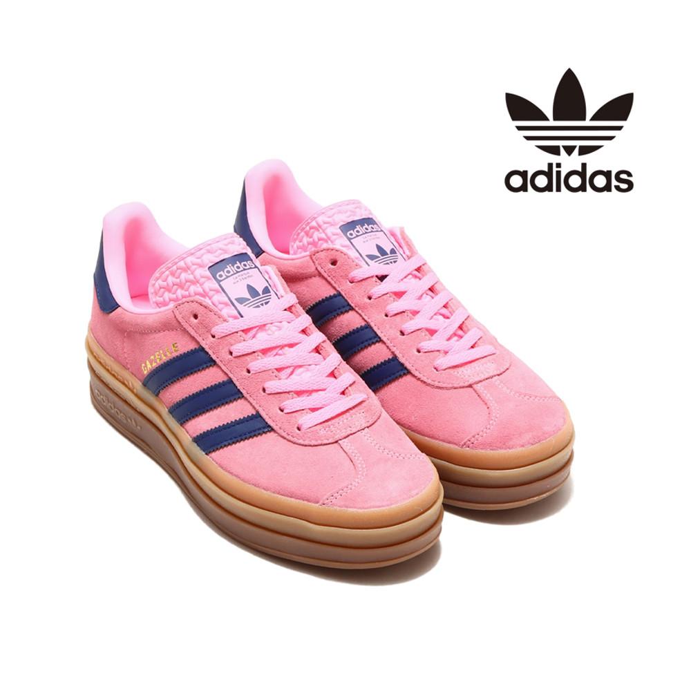 adidas 아디다스 우먼스 가젤 볼드 스니커즈 핑크 글로우 H06122