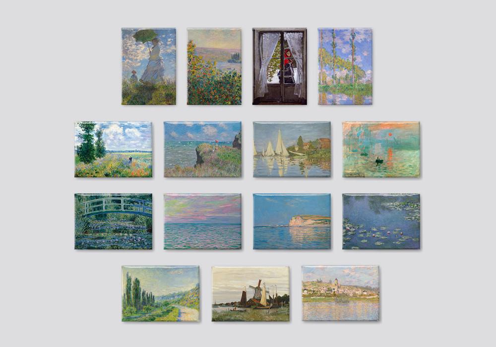 [그라운드시소샵] 모네 인사이드 납작 마그넷 / MONET Napjak Magnets