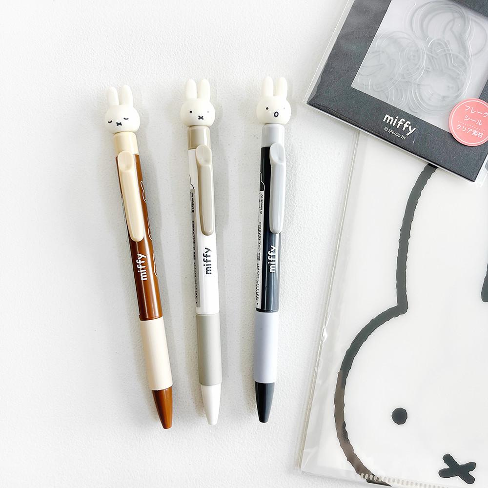 miffy 미피 캐릭터 페이스 피규어 볼펜 3종