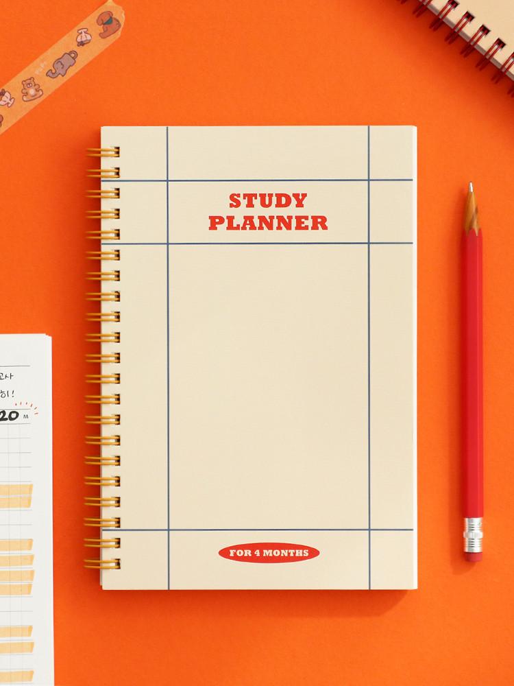 [책갈피증정] 인디고 기본 스터디 플래너 (4개월) 학생 공시생 데일리플래너 친구선물