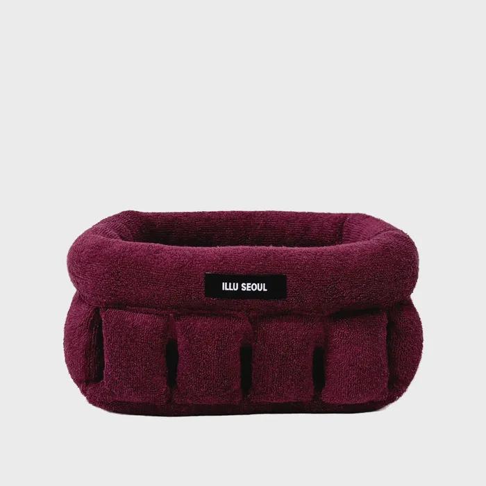 terry flat basket WINE